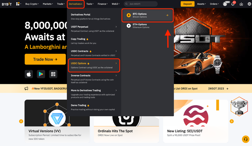 bybit how to bitcoin options