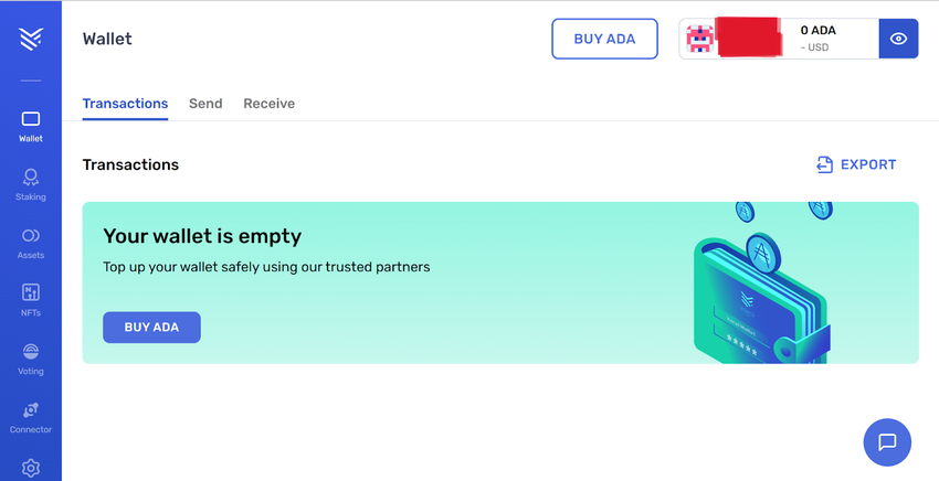 empty wallet