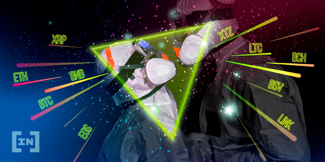 Análise de Preço de Criptomoedas Para7 de Abril: BTC, ETH, XRP, BCH, BSV, LTC, BNB, EOS, XTZ, LINK