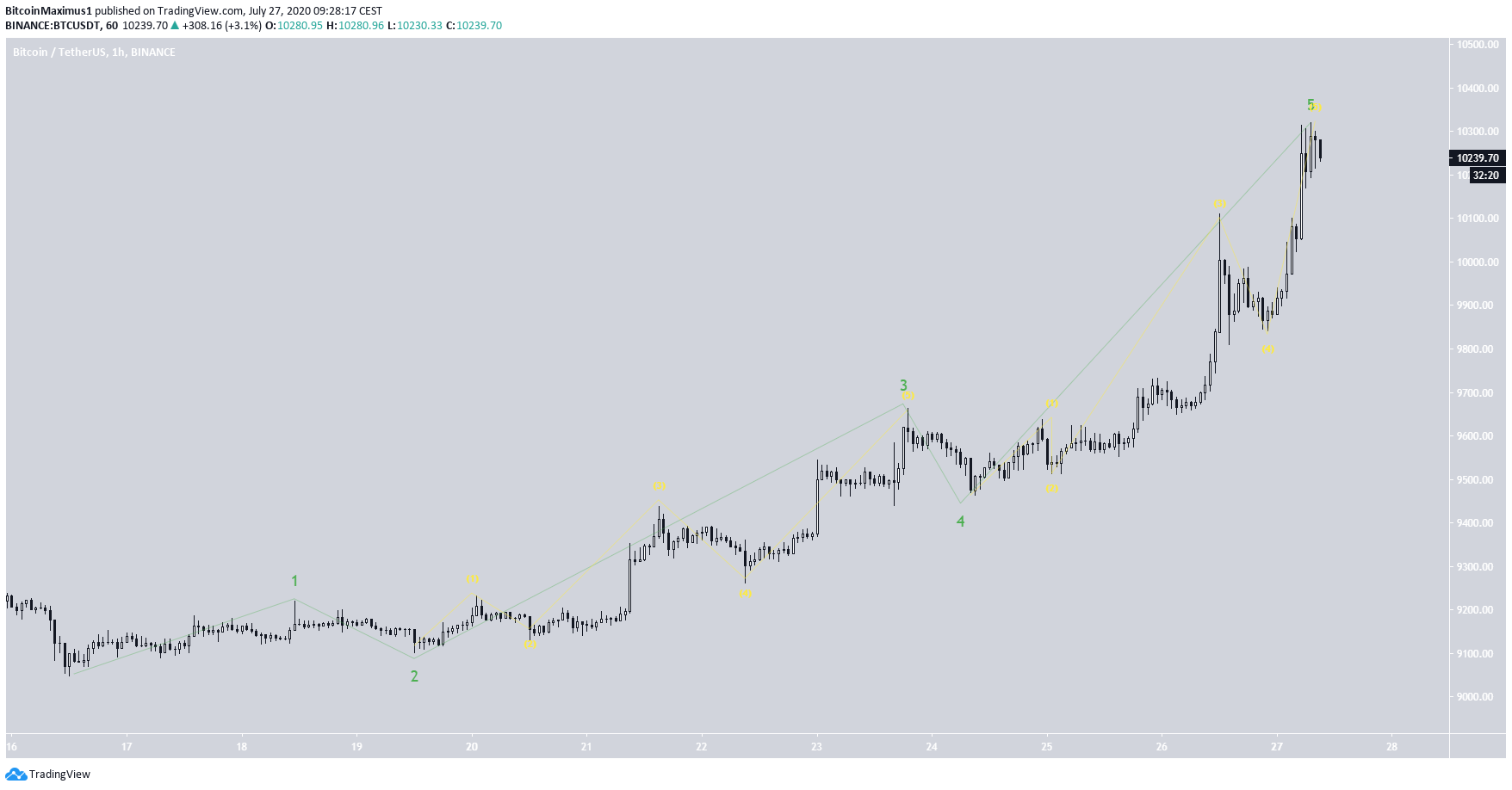 BTC Wave Count