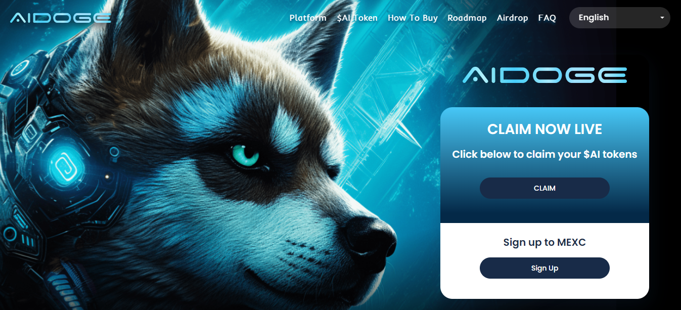 Plataforma criadora de memes com IA, AiDoge é listado na MEXC