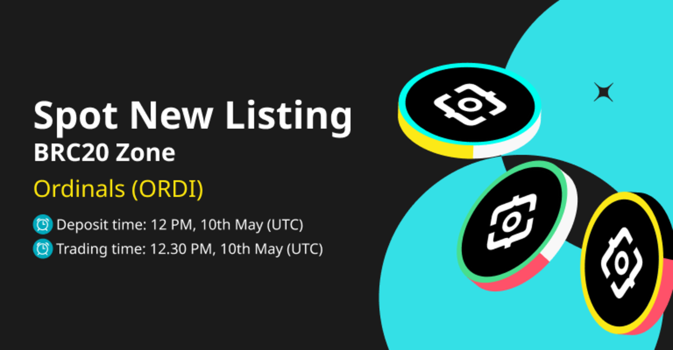 Bitget Introduces The BRC20 Zone And Lists Ordinals (ORDI)