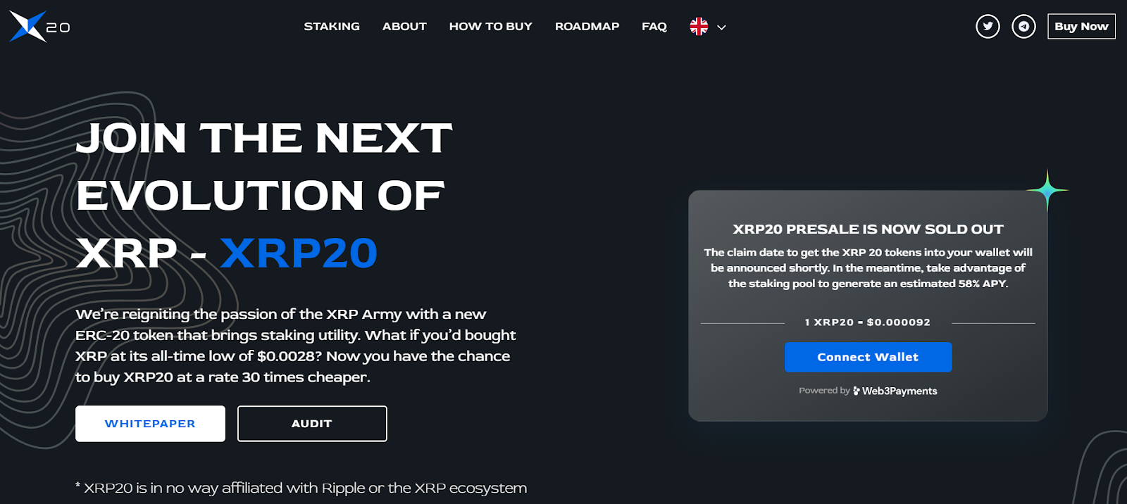 Investidores do XRP20 fazem staking de 17 bilhões de tokens