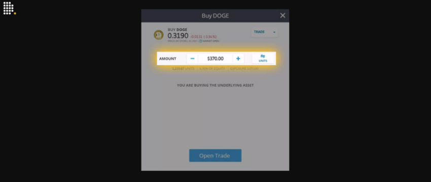 buy doge on etoro