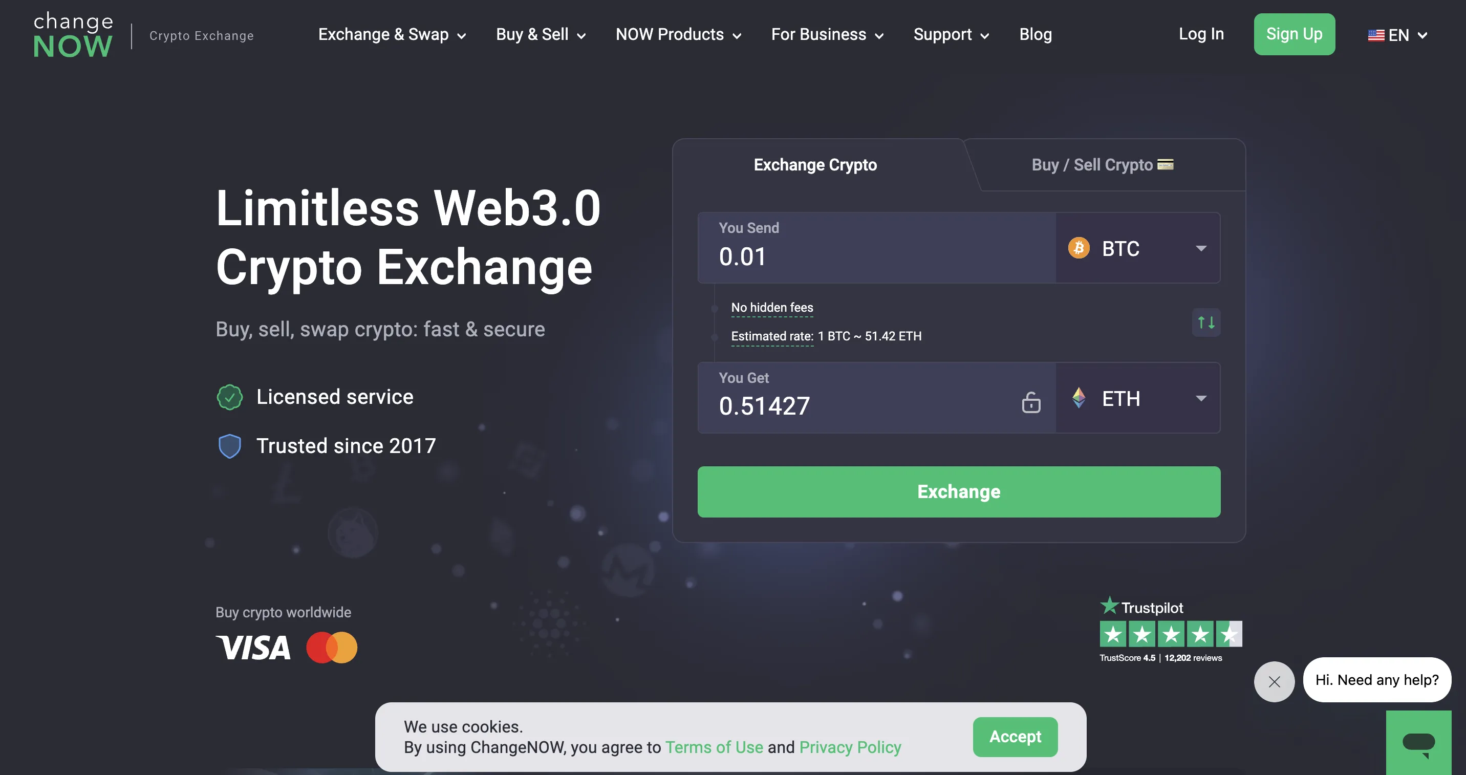 Cara membuat akun di ChangeNOW?