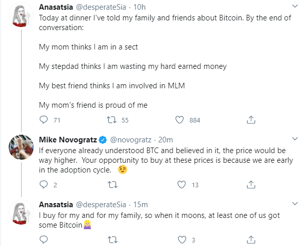 Novogratz über den Bitcoin.