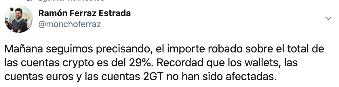 Tuit hack 2gether CEO solución