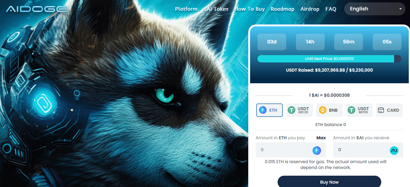 AiDoge arrecada US$ 9,2 milhões em poucas semanas – Próximo Dogecoin?