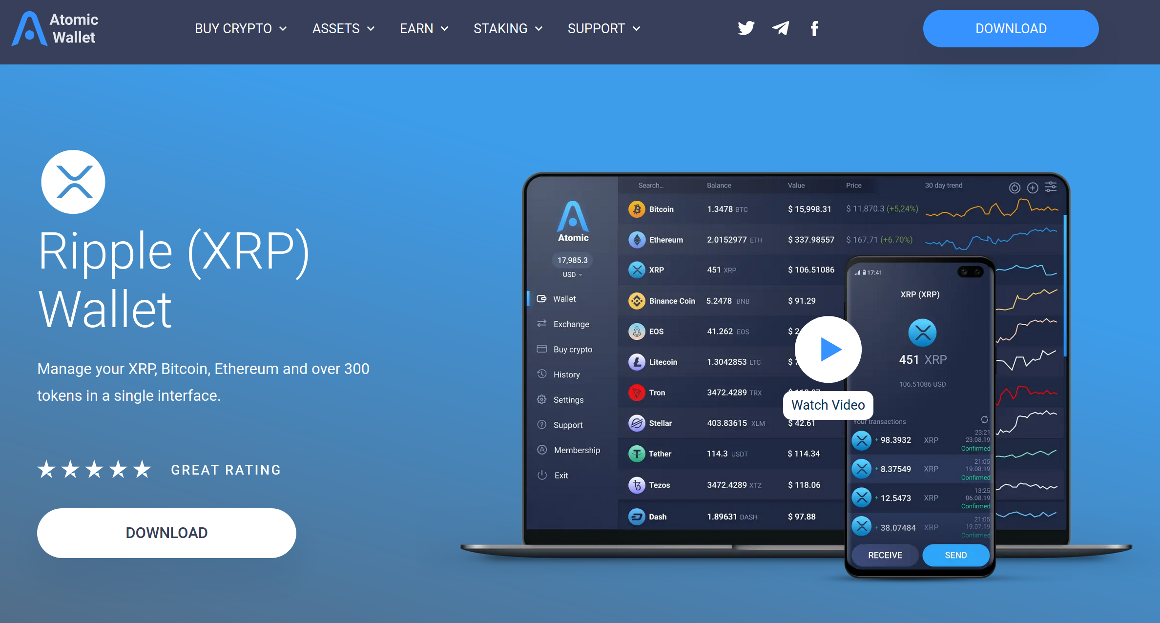 5. Atomic Wallet