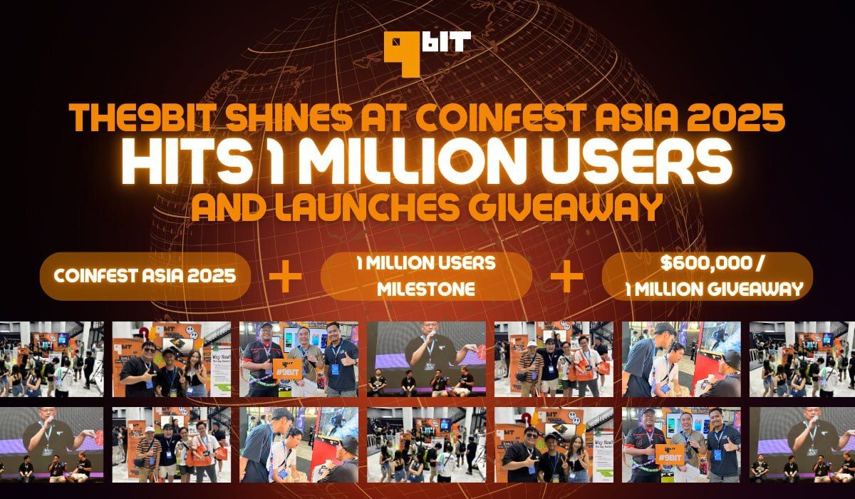 the9bit Shines at Coinfest Asia 2025, Hits 1 Million Users, and Launches Giveaway