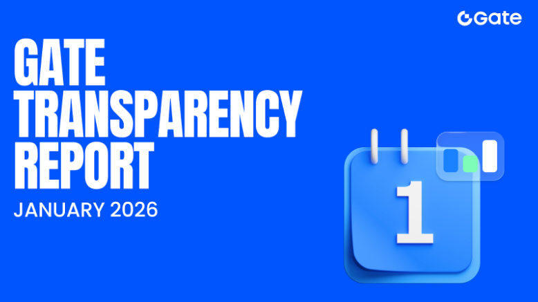 Gate Releases January Transparency Report: TradFi Trading Volume Surpasses $20 Billion as a Multi-Asset Framework Takes Shape