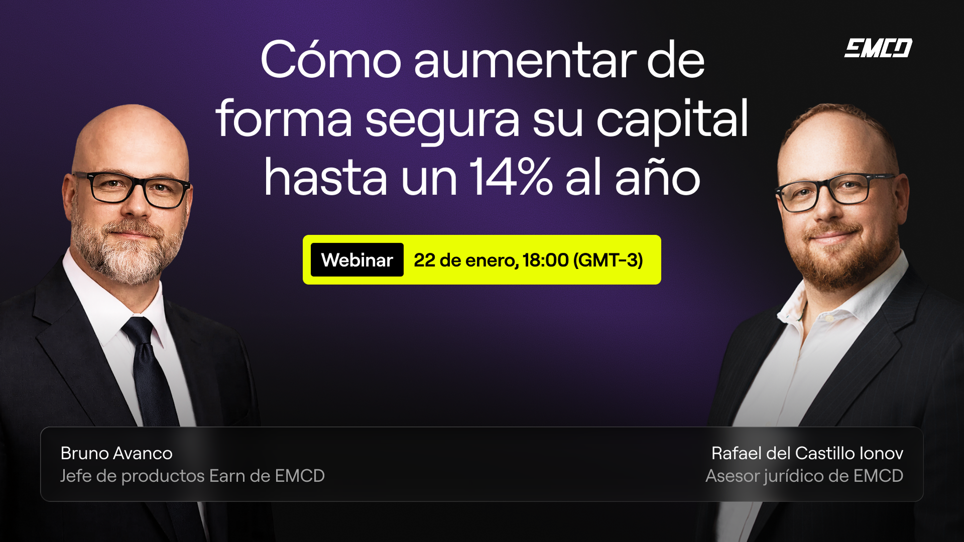 EMCD y BeInCrypto anuncian webinar educativo sobre crecimiento responsable del capital en cripto