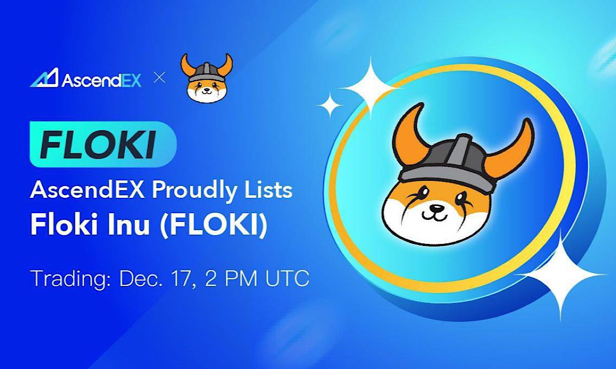 AscendEX Lists Floki Inu Under FLOKI/USDT Pair