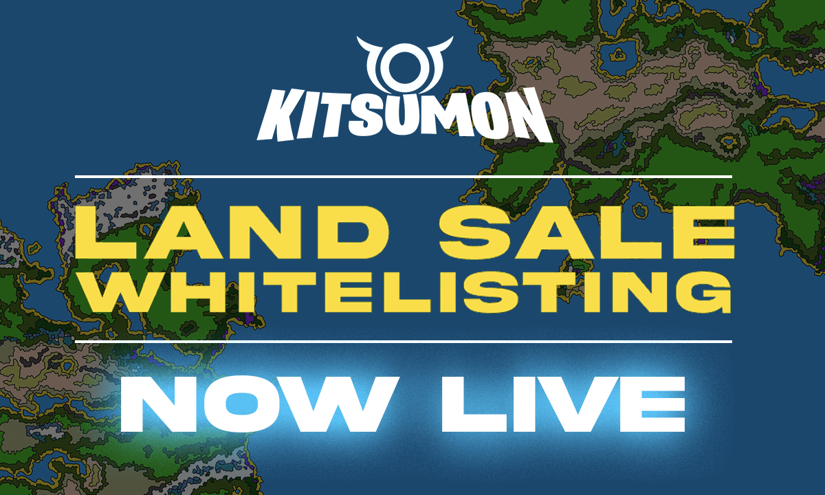 Kitsumon Launches NFT Land Sale in Partnership with Top NFT and Gaming Platforms