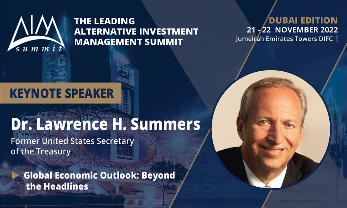 AIM Summit Hosts Former U.S. Treasury Secretary to Discuss U.S. and Global Economy