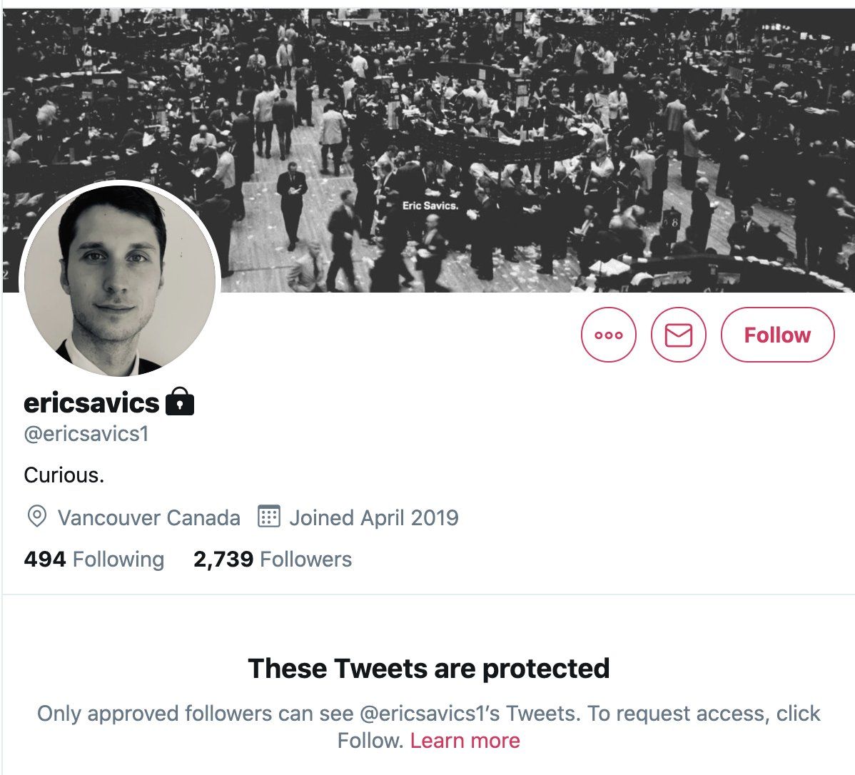 Twitter de Eric Savics