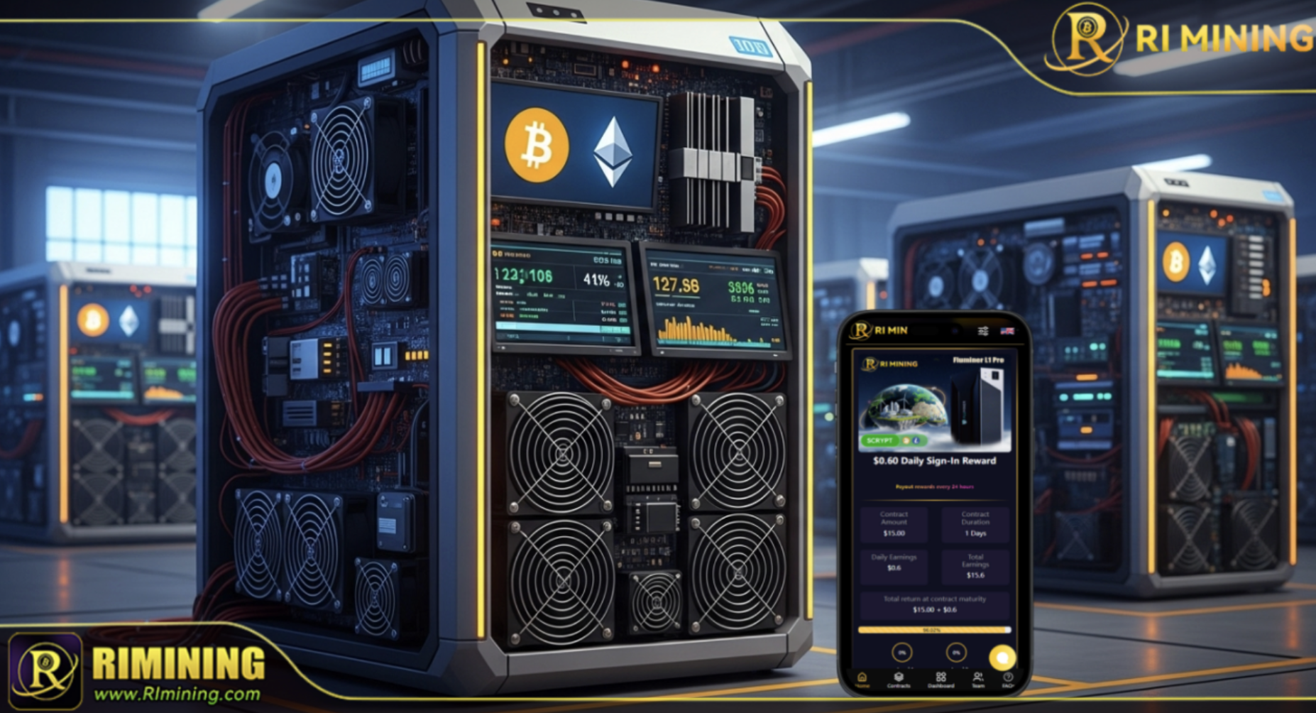 RI Mining Free Cloud Mining App Is Officially Launched