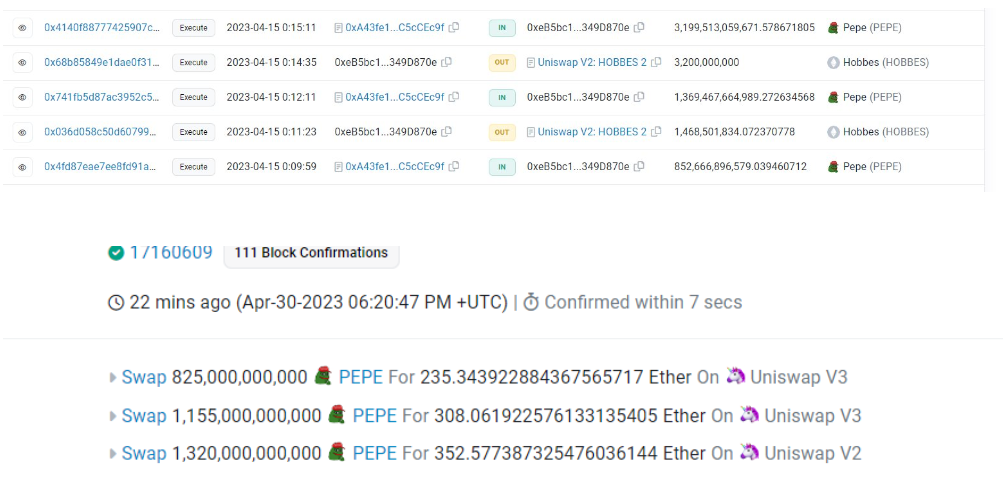 Gewinn Pepe-Händler