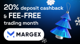 Margex | 20% de cashback et un mois sans frais