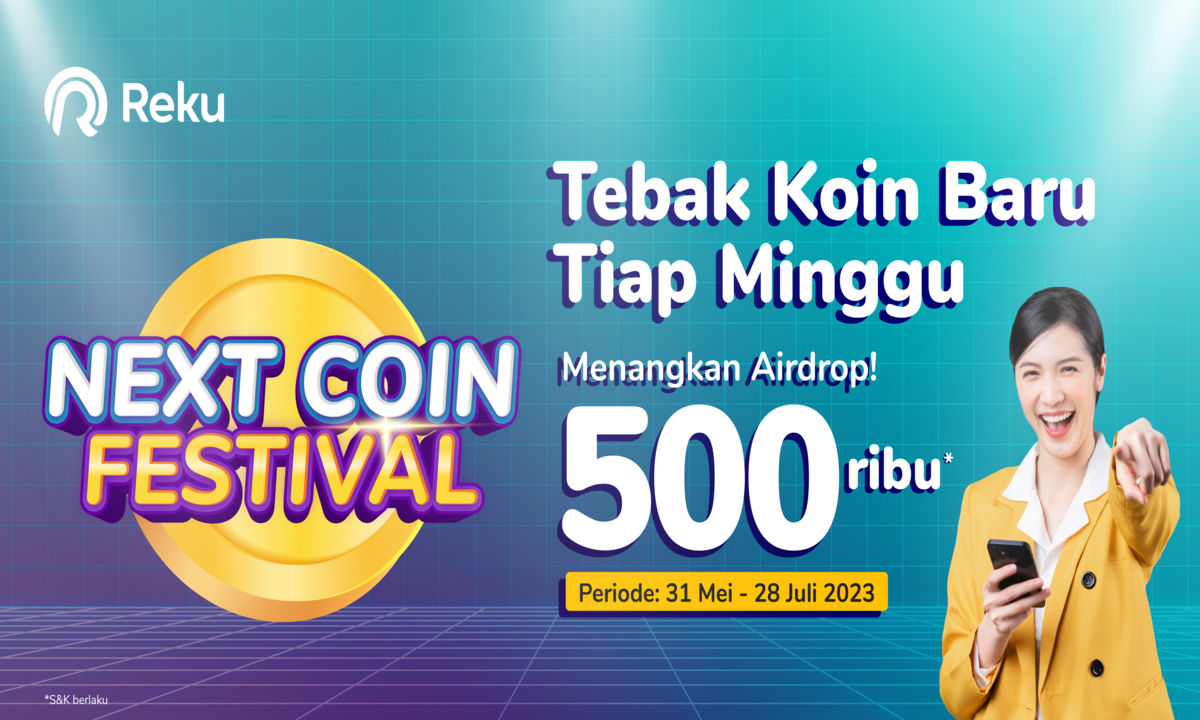 Reku Next Coin Festival: Tebak Koin Kripto Baru di Reku, Dapat Airdrop Tiap Minggu