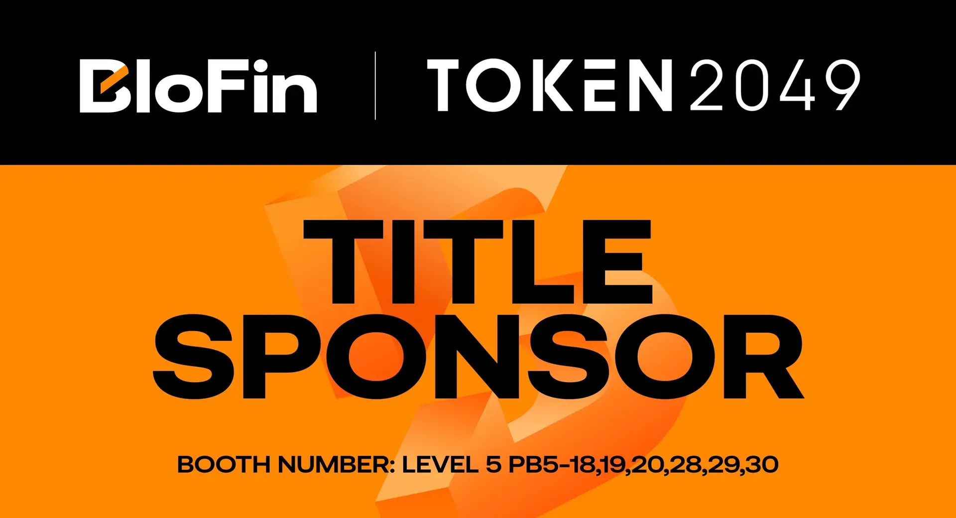 BloFin, титульный спонсор TOKEN2049 ...