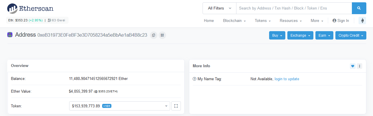 KuCoin Hacker Wallet