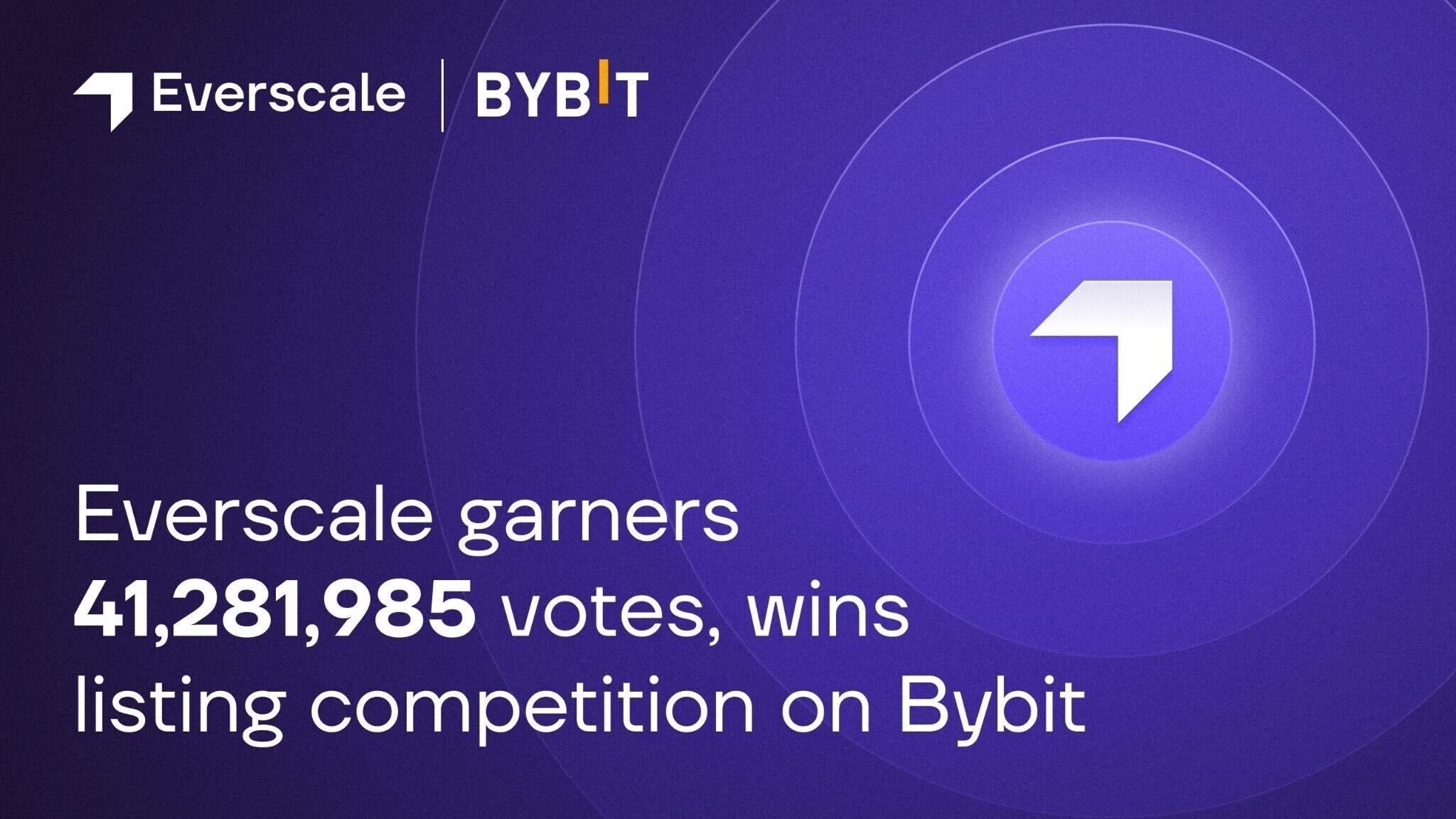 Everscale Garners 41,281,985 Votes, Wins Listing Competition On Bybit