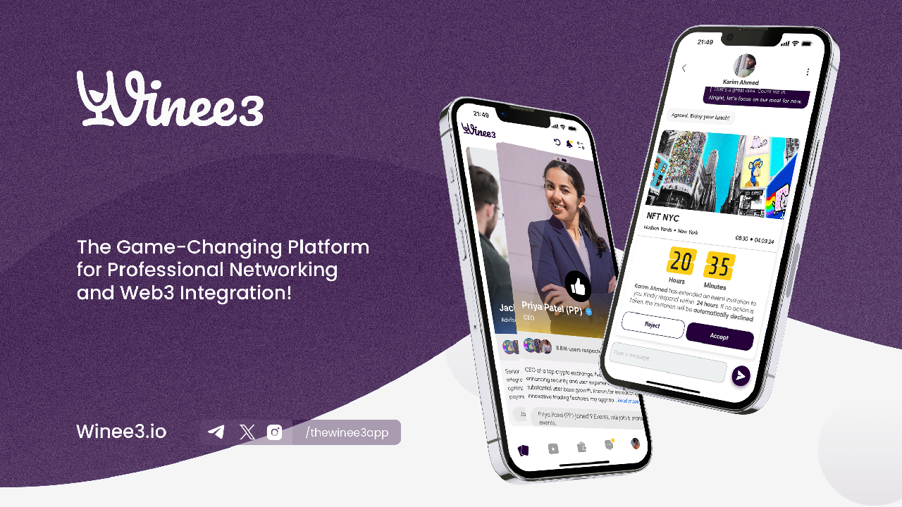 Winee3 Ushers in a New Era of Professional Networking in the Web3 World!
