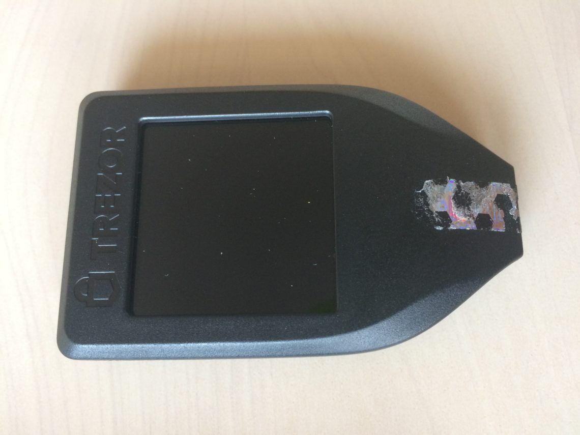 trezor model t security