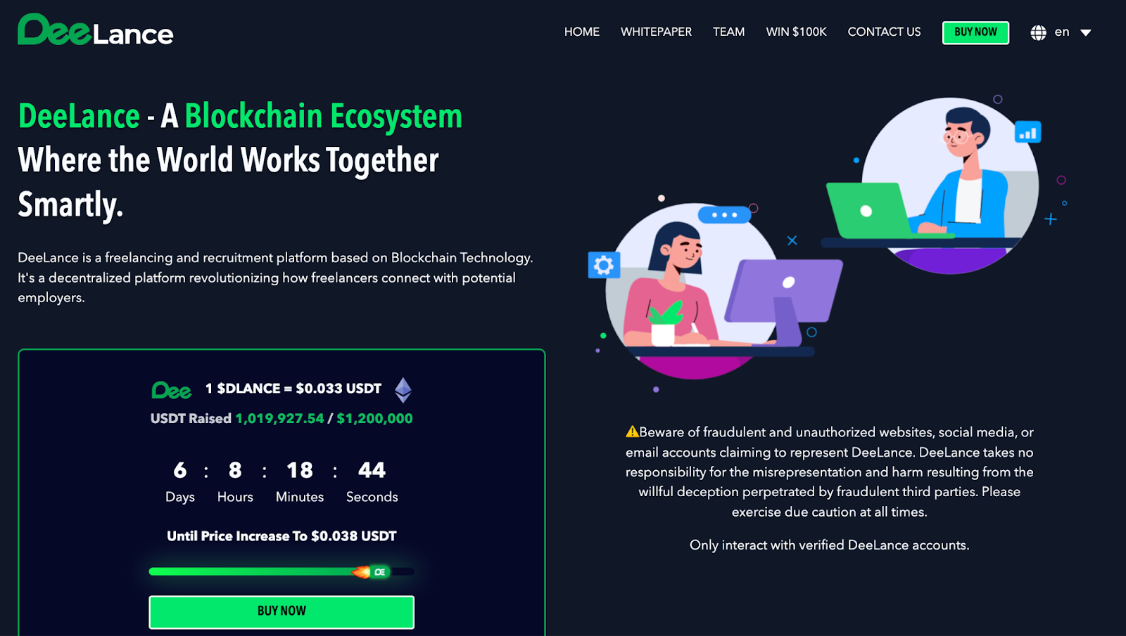 A pré-venda da plataforma de freelance Web3 DeeLance arrecada US$ 1 milhão&nbsp;