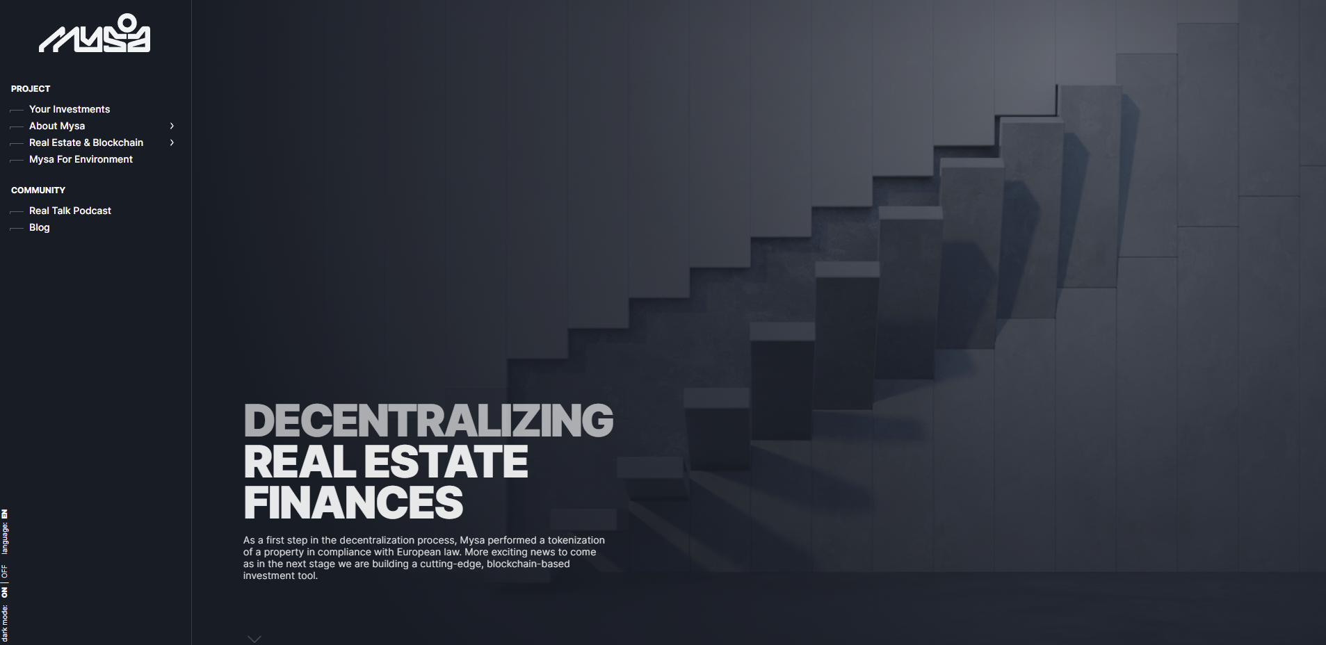 Mysa Finance - polski projekt tokenizacji nieruchomości