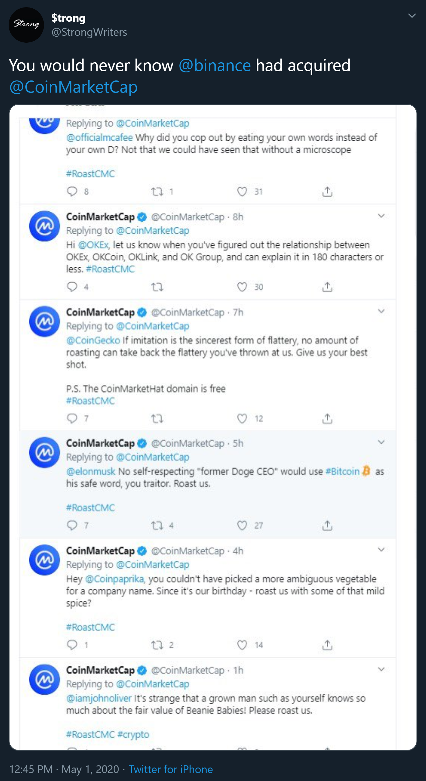 binance coinmarketcap