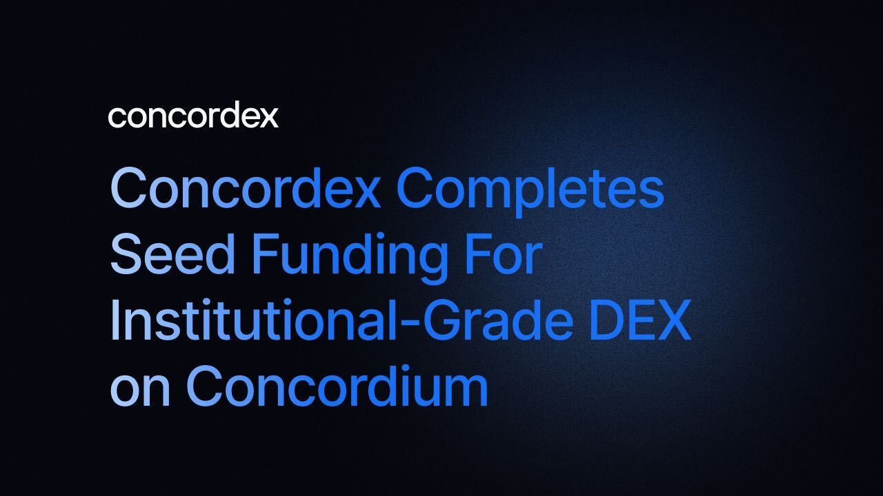 Concordex Bringing Institutional-Grade Derivatives with $1.7M Seed Round