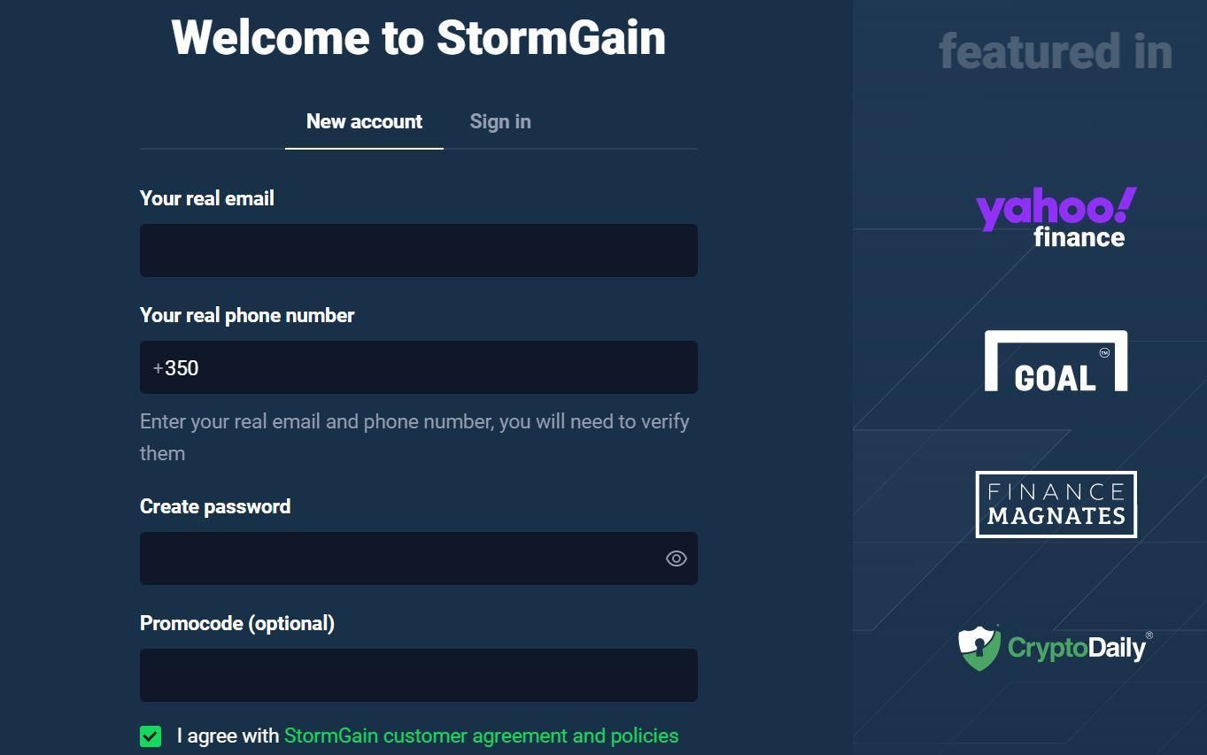 StormGain Review 2020