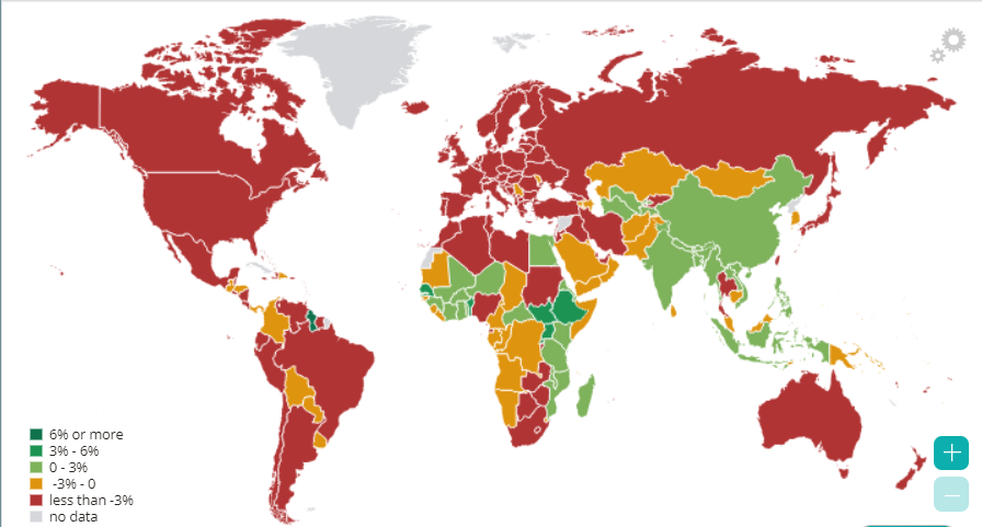 Economia Mundial encolherá em 2020, segundo FMI