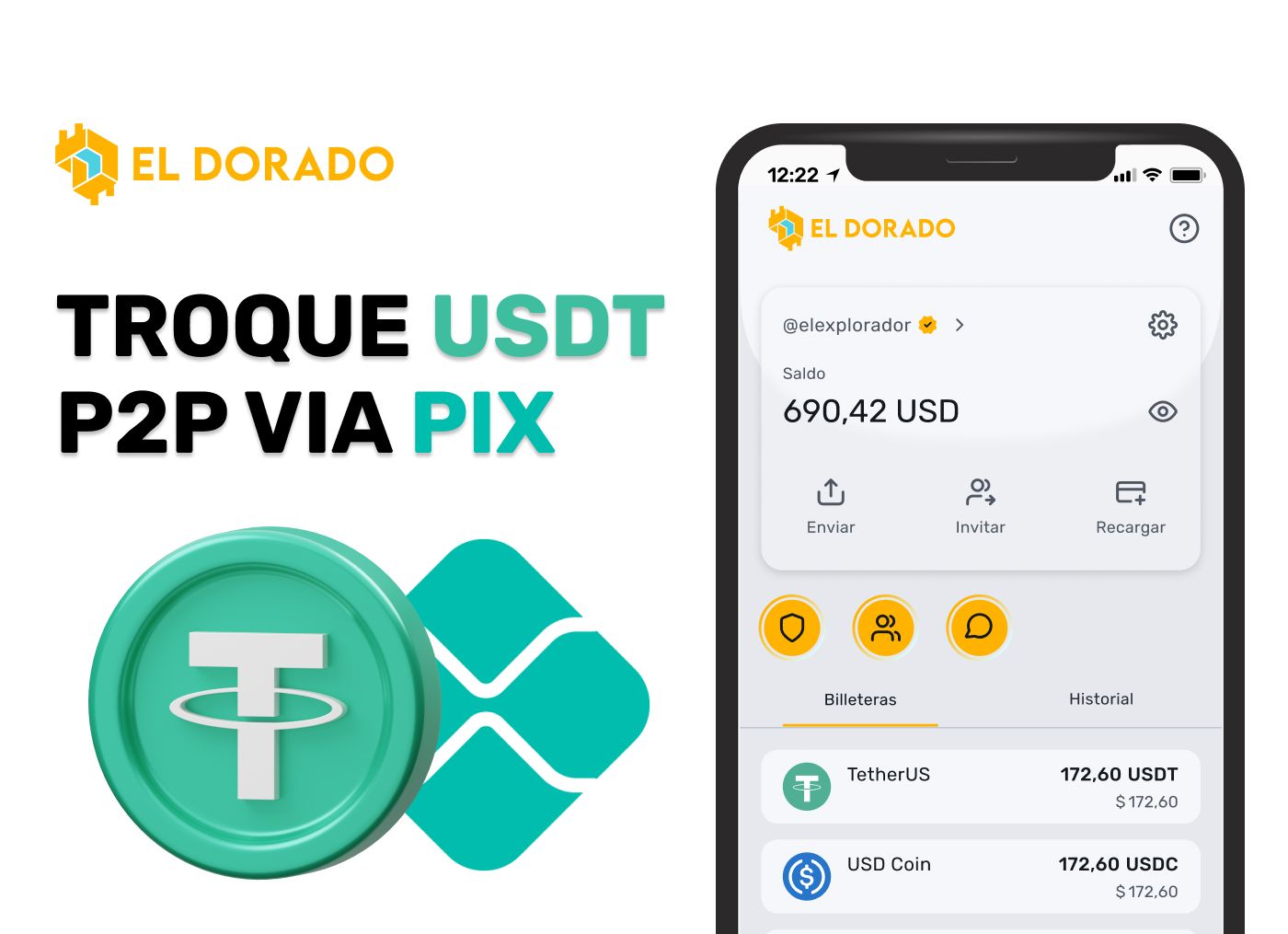 Como ganhar dinheiro na internet via PIX na El Dorado P2P