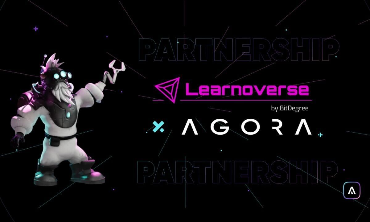 Agora Partners up With Learnoverse, by Bitdegree