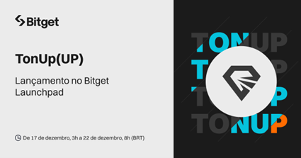 Bitget Launchpad inclui TonUP (UP) na plataforma a partir de 17 de dezembro