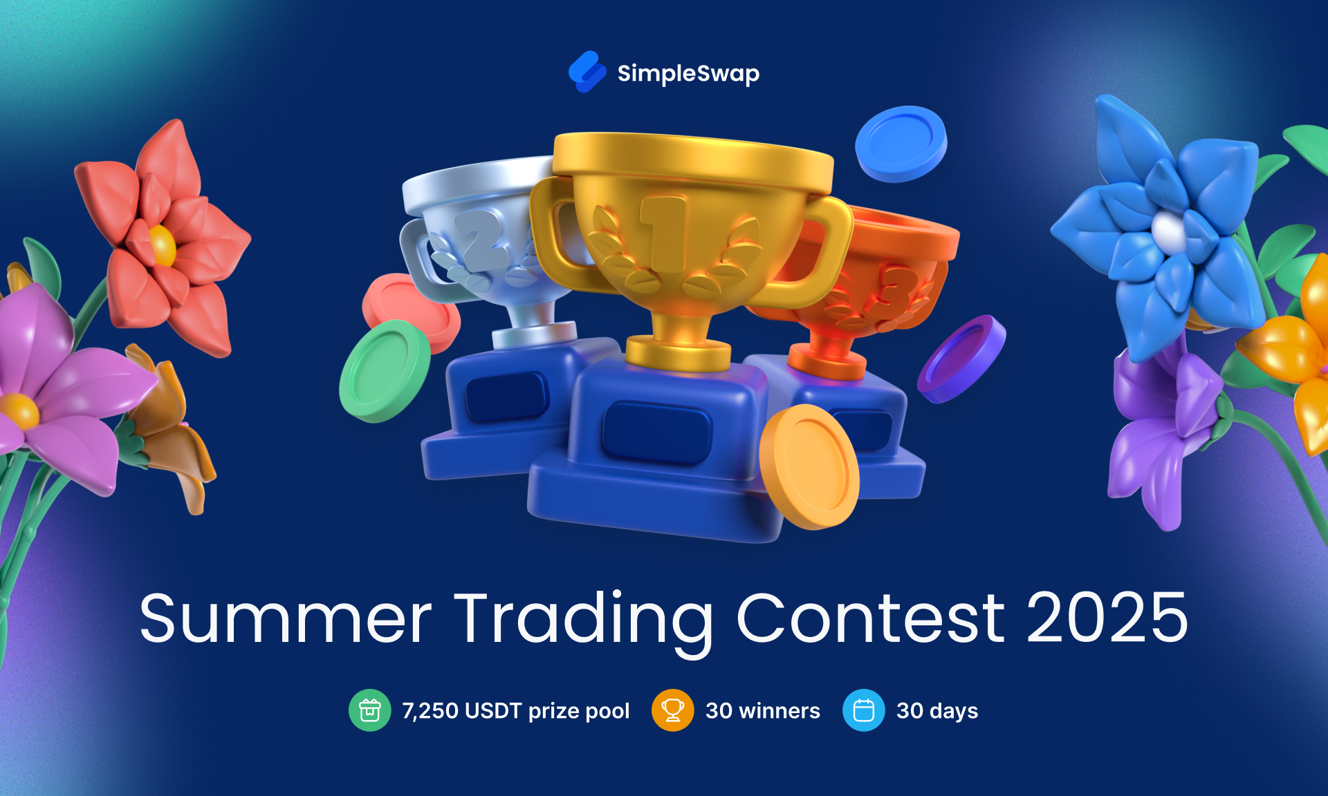 Final Days! Trade Now to Grab Your Share of $7,250 in SimpleSwap’s Summer Contest