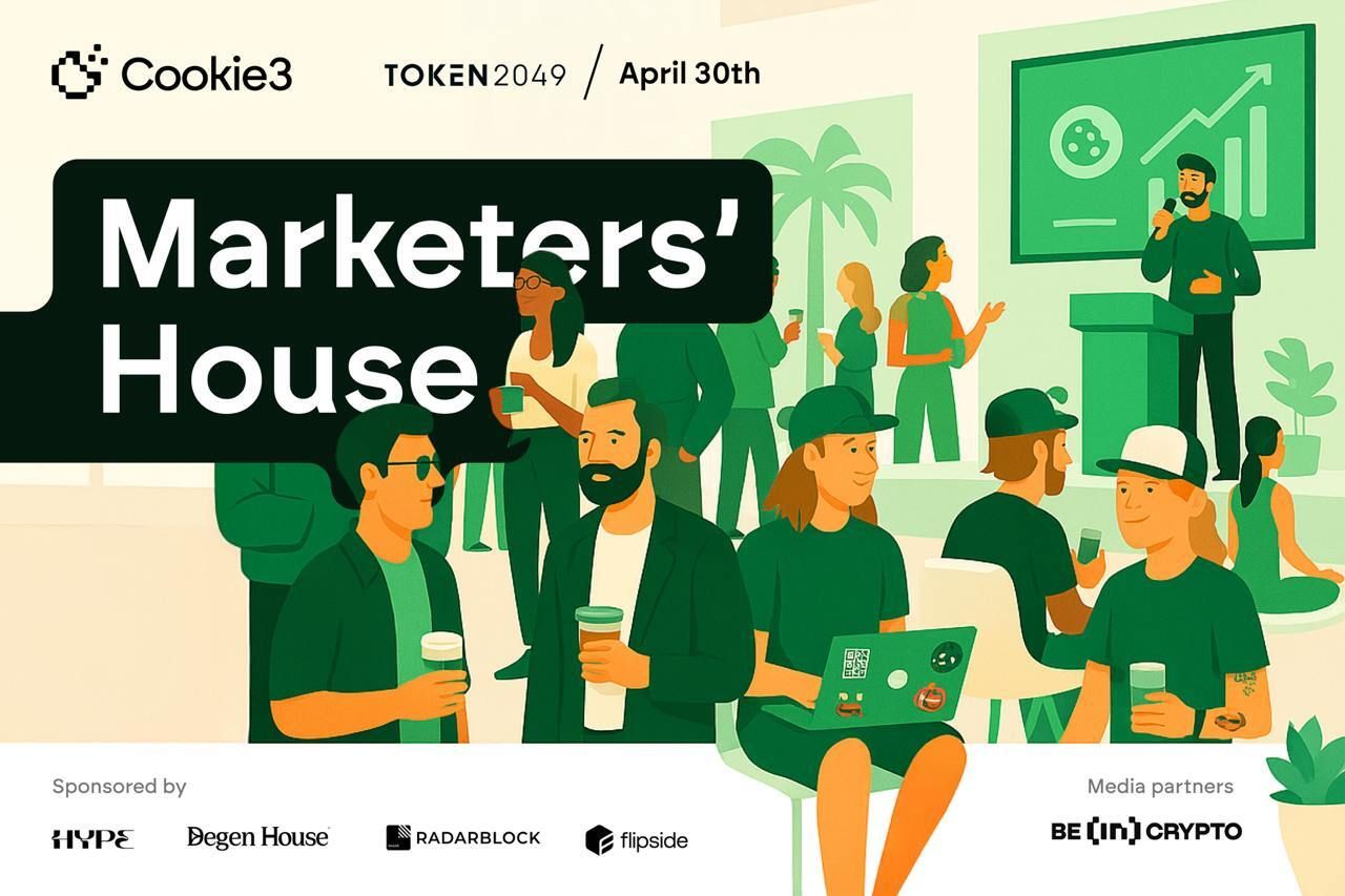 Cookie3 to Host Crypto Marketers’ House During Token2049 Dubai