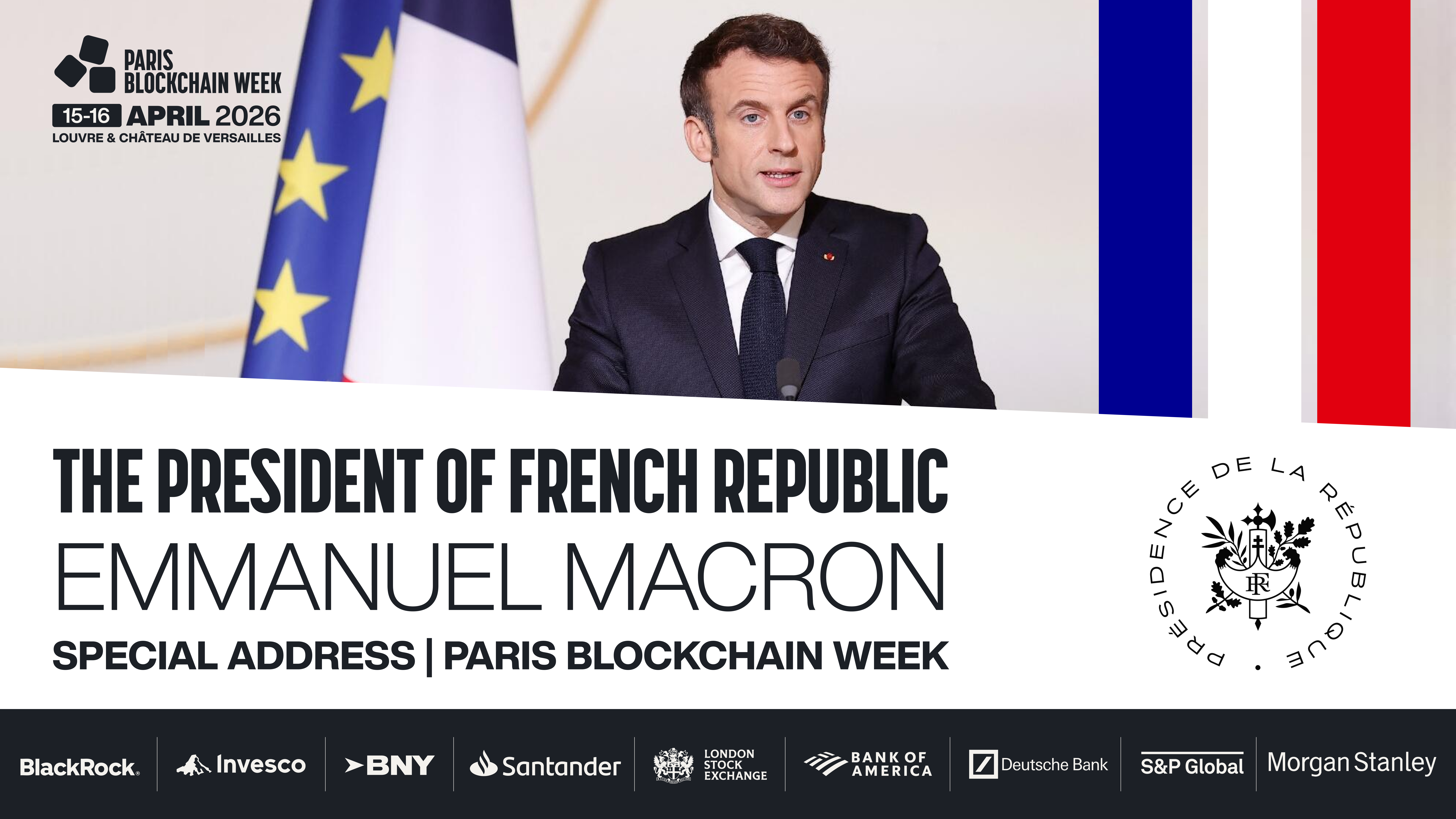 Emmanuel Macron prononcera une allocution spéciale lors de la Paris Blockchain Week : une première pour un président du G7 en exercice