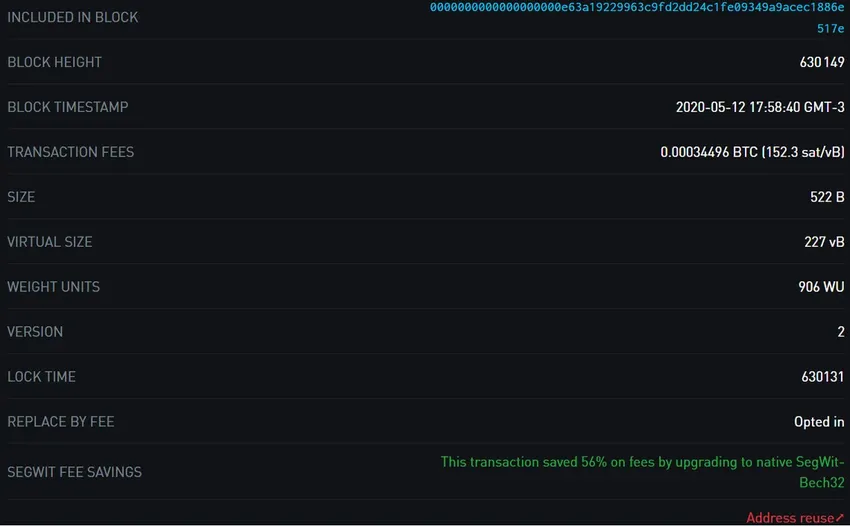 85.000 BTC transferidos por aproximadamente U$ 2,75
