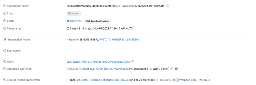 Sending bridged assets to Binance 