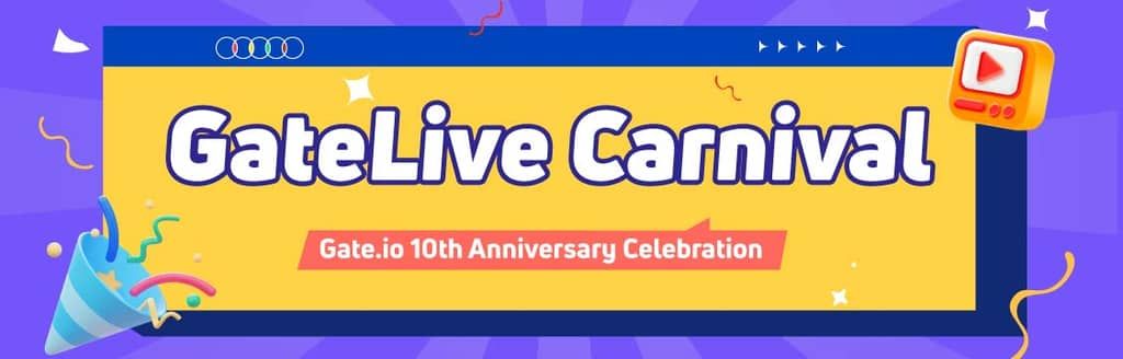 3. Gate.io 10. Yıldönümü Kutlaması