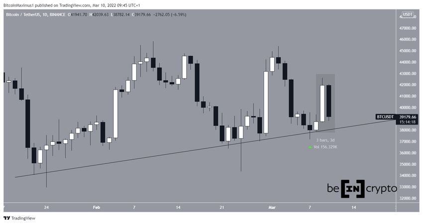 Bitcoin - dzienny wykres