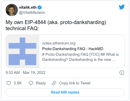 Buterin Danksharding