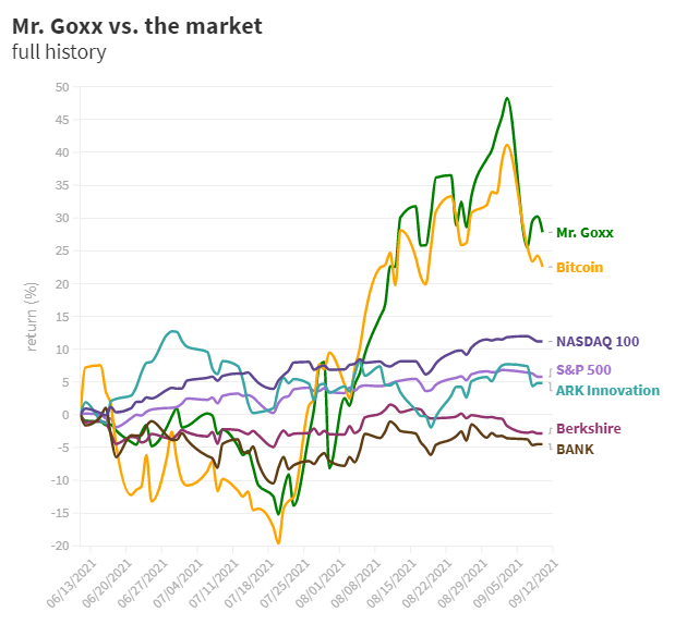 Торги хомяка Mr. Goxx