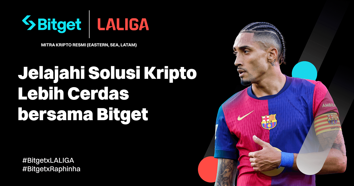 Bitget Rilis Kampanye Baru, Gandeng Bintang FC Barcelona Raphinha