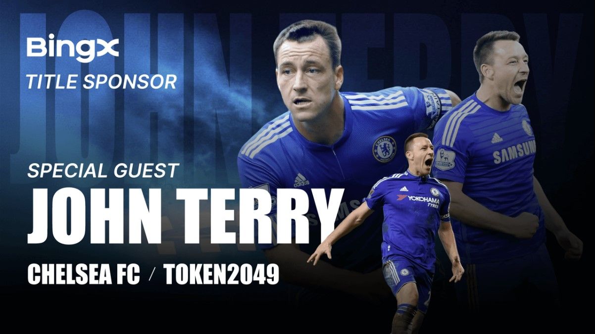 BingX głównym sponsorem TOKEN2049 Singapore 2025 z gościem specjalnym – legenda Chelsea FC, John Terry