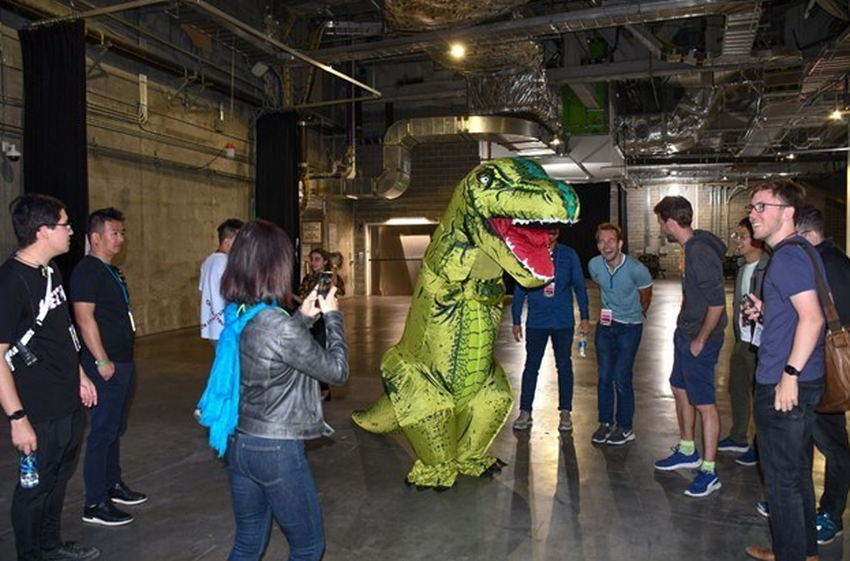 Vitalik Buterin as a dinosaur Бутерин